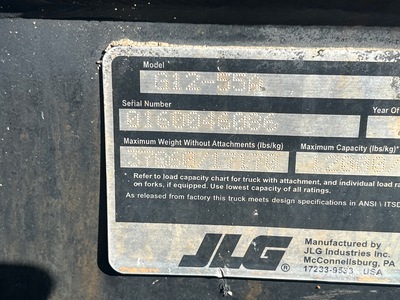 2012 JLG G12-55A Telehandler (Inoperable)