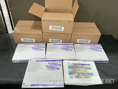 (115) Cases of 3M 90646 Tegaderm Silicone Foam Border Dressings