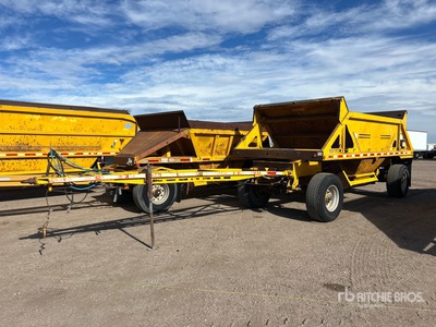 1999 Trail King TK30BDU202 20 ft T/A Pup Bauchkippanhänger