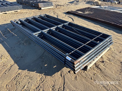 Quantity of (4) 10 ft x 5 ft Steel Brama dla bydła