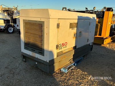 2014 Wacker Neuson G50 38 kW Skid-Mounted Generator Set