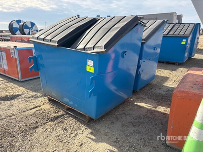 Quantity of (2) 4 Yard Bins