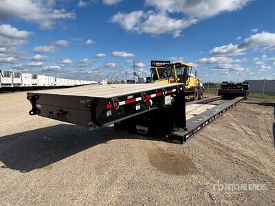 2024 Temisko LE-T2W-48 35 ton T/A 48 ft - 78 ft Extendable Removable Gooseneck Low Loader