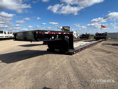 2024 Temisko LE-T2W-48 35 ton T/A 48 ft - 78.3 ft Extendable Removable Gooseneck Low Loader
