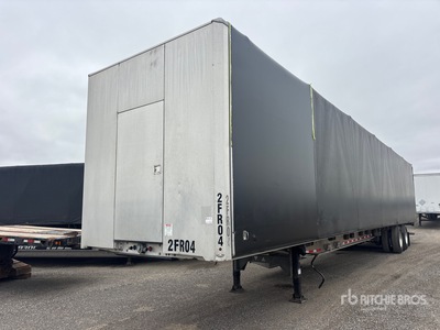 2024 Manac Darkwing 53 ft T/A Zijtrailer met gordijn