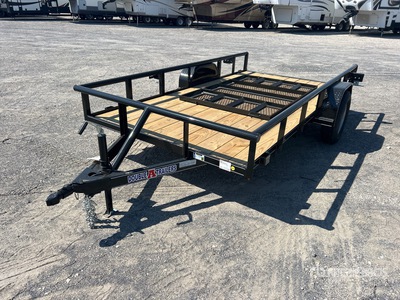 2027 Double A 7212S 12 ft S/A Trailer utilitario (Unused)