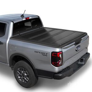 Leer HF650M Quad-Folding Truck Bed Tonneau Cover with Ford Logo (Unused)
