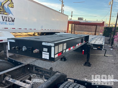 1985 Vulcan LB20 20 ton 25 ft T/A Flatbed Trailer