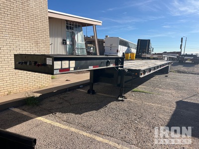 1985 Vulcan LB20 20 ton 25 ft T/A Flatbed Trailer