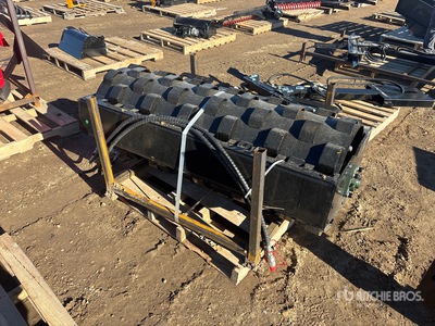 2026 GIYI GY-CW70 59 in Padfoot Skid Steer Vibratory Roller (Unused)