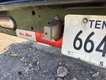 Trailer Chassis with License Plate Light Functional