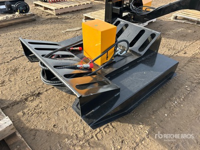 2026 GIYI GY-MBC53 46 in Mini Skid Steer Brush Cutter (Unused)