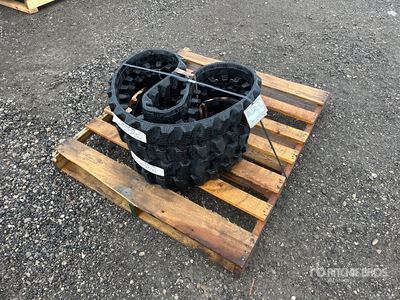 Quantity of (2) 180 x 72BD x 35 Rubber Tracks (Unused) - Fits Hinowa HP850, HS850, PT9C, JCB 8008, MICRO800, MICRO LIGHT HTD 5 TD7 DUMPER Vermeer CTX50