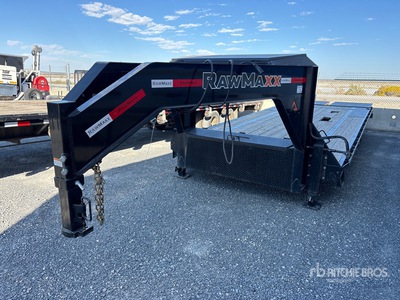 2024 RAWMAXX 7000 lb 26 ft T/A Gooseneck Przyczepa do sprzętu
