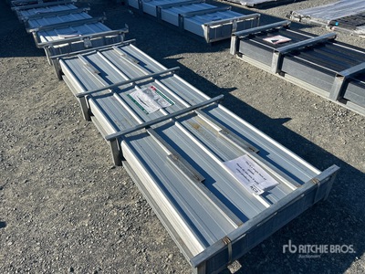 Quantity of (200) 2026 KJ K0310 Galvalume Corrugated Steel Panels (Unused)