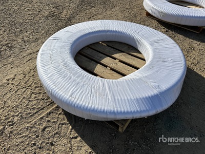 Quantity of 100 ft Coil of 3 in Blue Petroleum Hose
