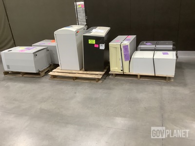 (7) Assorted Shredders