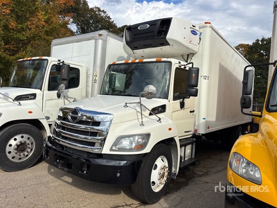 2014 Hino 338 4x2 Refrigerated Truck (Inoperable)