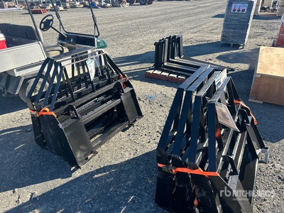Quantity of (8) 2026 Mower King SAII100 48 in Fourches pour chargeuse à différentiel (Unused)