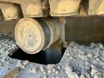 Undercarriage with Right Carrier Rollers