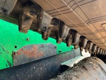 Undercarriage with Rubber Belt Drive Lugs