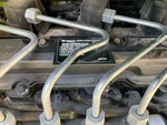 Engine with Emission Label