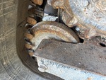 Undercarriage with Rear idler wear