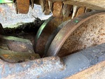 Undercarriage with Front Idler Wear