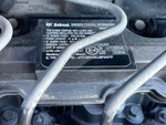 Engine with Emission Label