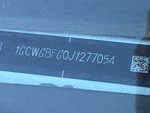 General Appearance with Frame Stamp Serial Number/VIN Photo