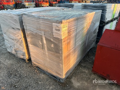 Quantity of (38) 6' x 36 in Trex Enhance Steel Railing Panels (Black) (Unused)