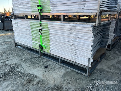 Quantity of (19) 6' x 36 in Trex Enhance Steel Railing Panels (Charcoal Black) (Unused)