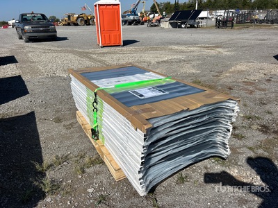 Quantity of (19) 6' x 36" Trex Enhance Steel Railing Panels (Charcoal Black) (Unused)