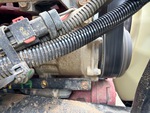 Engine with A/C Compressor
