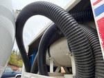 Chassis with Vacuum Intake Hose