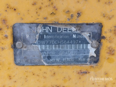1997 John Deere 770CH Równiarka silnikowa