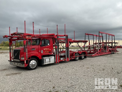 2017 Volvo VAH Car Carrier Truck w/Cottrell CX-11HCSD T/A Trailer