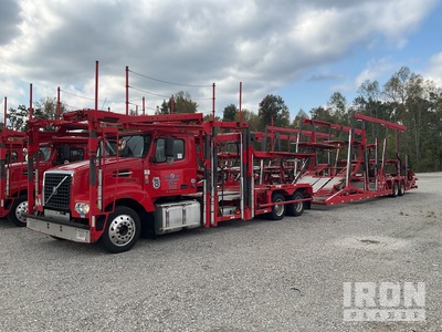 2017 Volvo VAH Car Carrier Truck w/Cottrell CX-11HCSD T/A Trailer