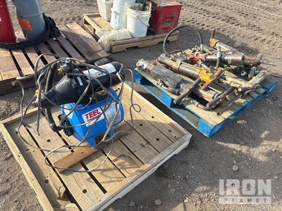 Quantity of (2) Pallets of Pneumatic jackhammers, pump