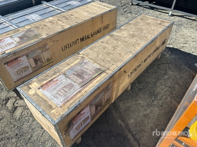 2026 WorkSai CP1220W Metal Garage Shed (Unused)