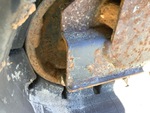 Undercarriage with Left Track Tensioner