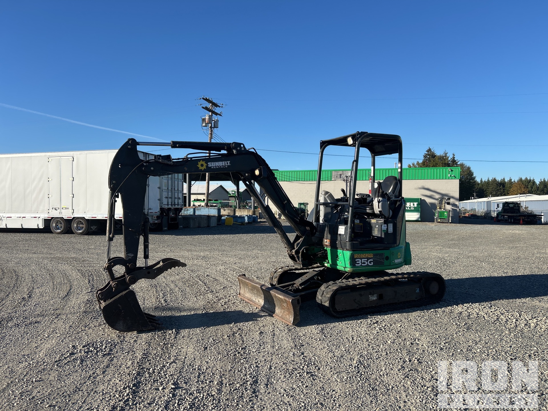 2018 John Deere 35G Mini Excavadora