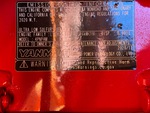 Engine with Emission Label