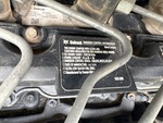 Engine with Emission Label