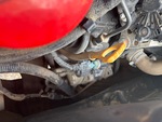 Engine with A/C Compressor