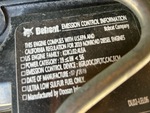 Engine with Emission Label
