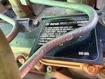 Engine with Emission Label
