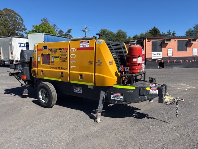 2010 Putzmeister BSA1409D S/A Concrete Pump