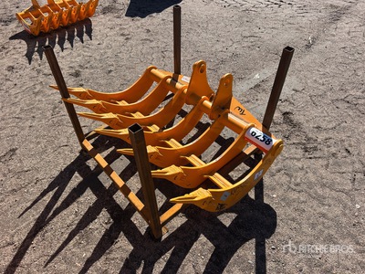 2026 GIYI 48 in Excavator Rake - Fits Cat 307 (Unused)