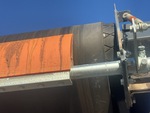 Feeder with Abführband, Kopf- und Schlussrolle